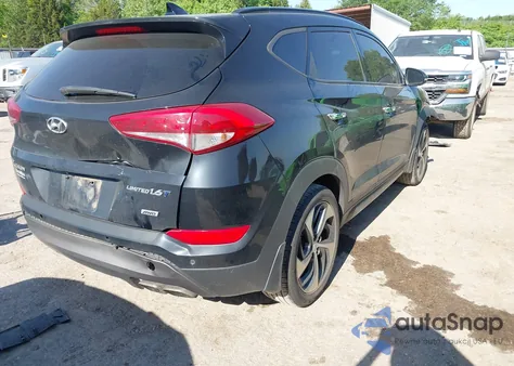 2016 Hyundai Tucson Limited z USA, uszkodzony, nr VIN KM8J3CA26GU045651